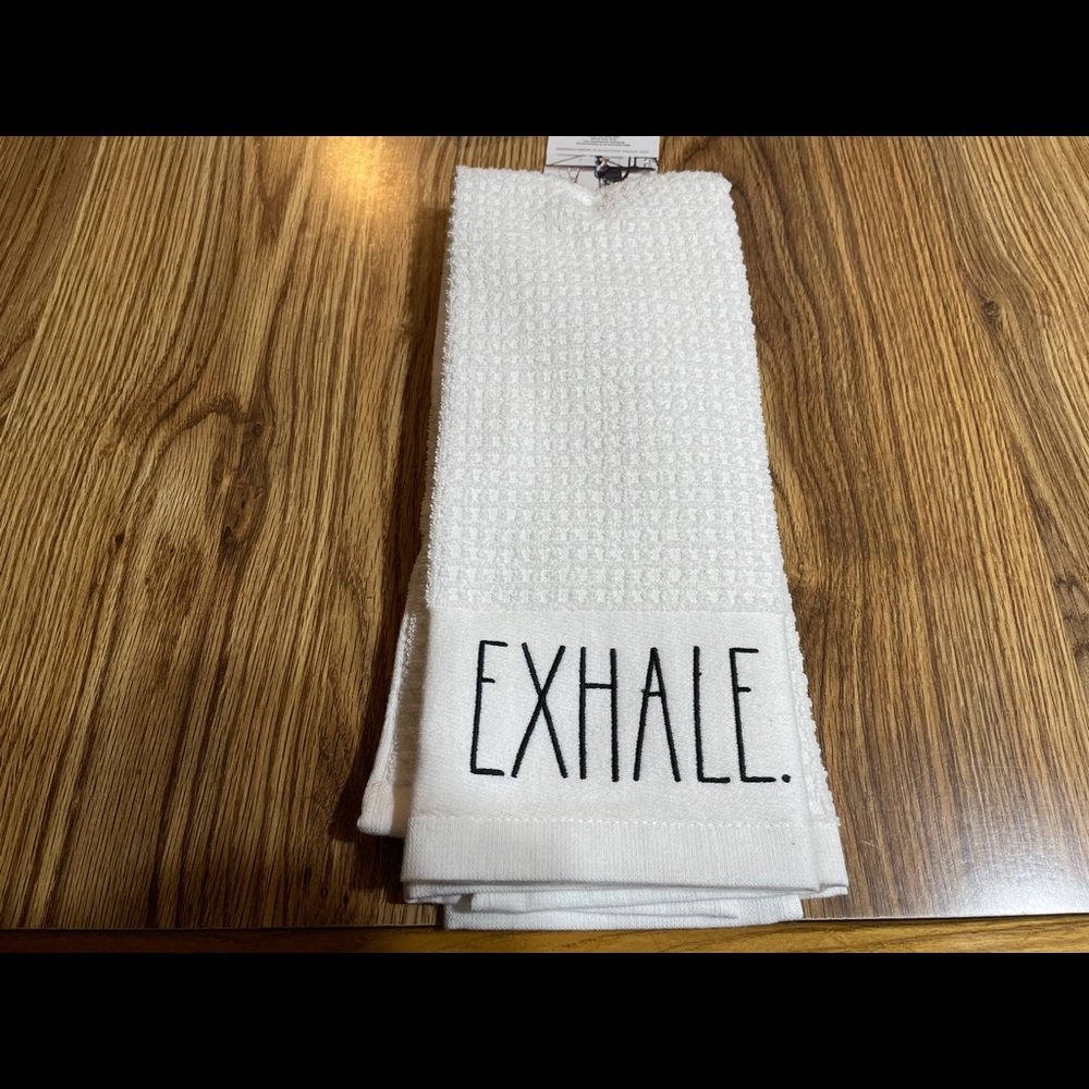 Rae Dunn Embroidered ~ Kitchen Towels Set of 2